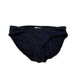 Nike Black Ladies‎ Bikini Bottoms with Bright Orange Swoosh on Back Size 8